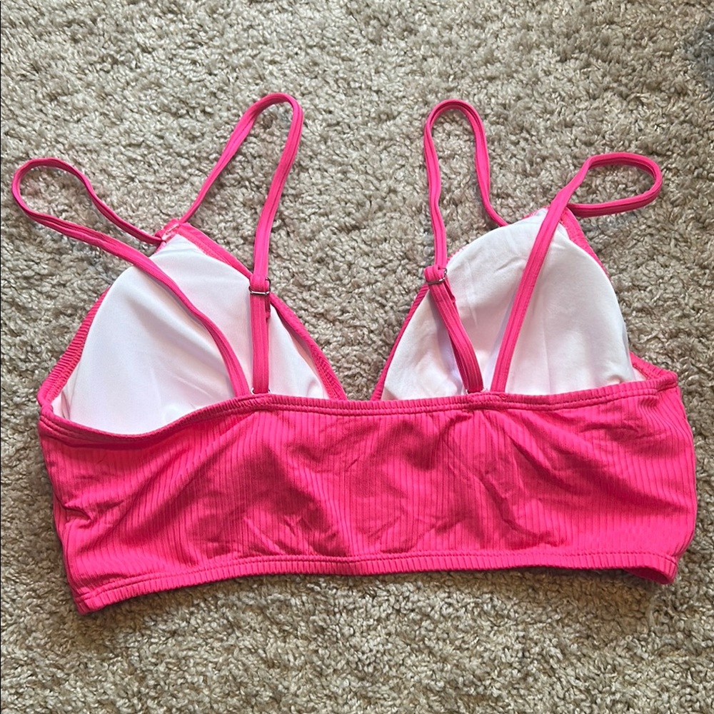 Pink Bikini with Adjustable Side Ties NWOT - Picture 3 of 7